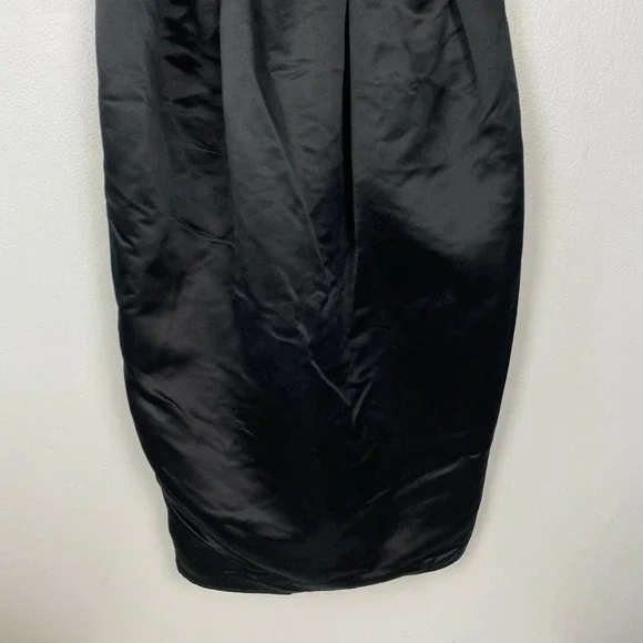 Future‎ Collective Sweetheart Bubble Satin Midi Dress Bustier Elegant Size S - Picture 5 of 12